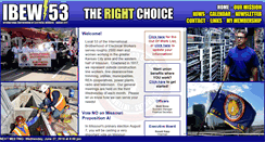 Desktop Screenshot of ibewlocal53.org